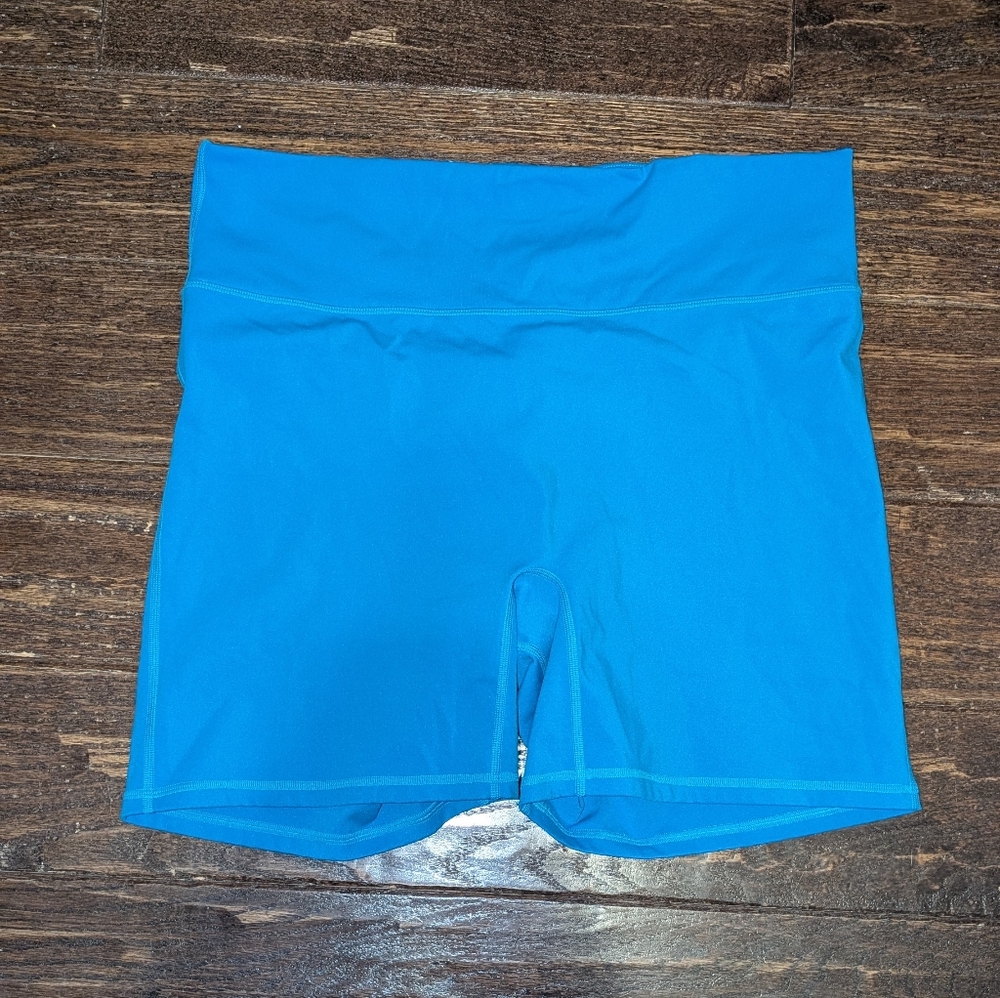 Fabletics Motion 365 Shorts Stretchy and Blue